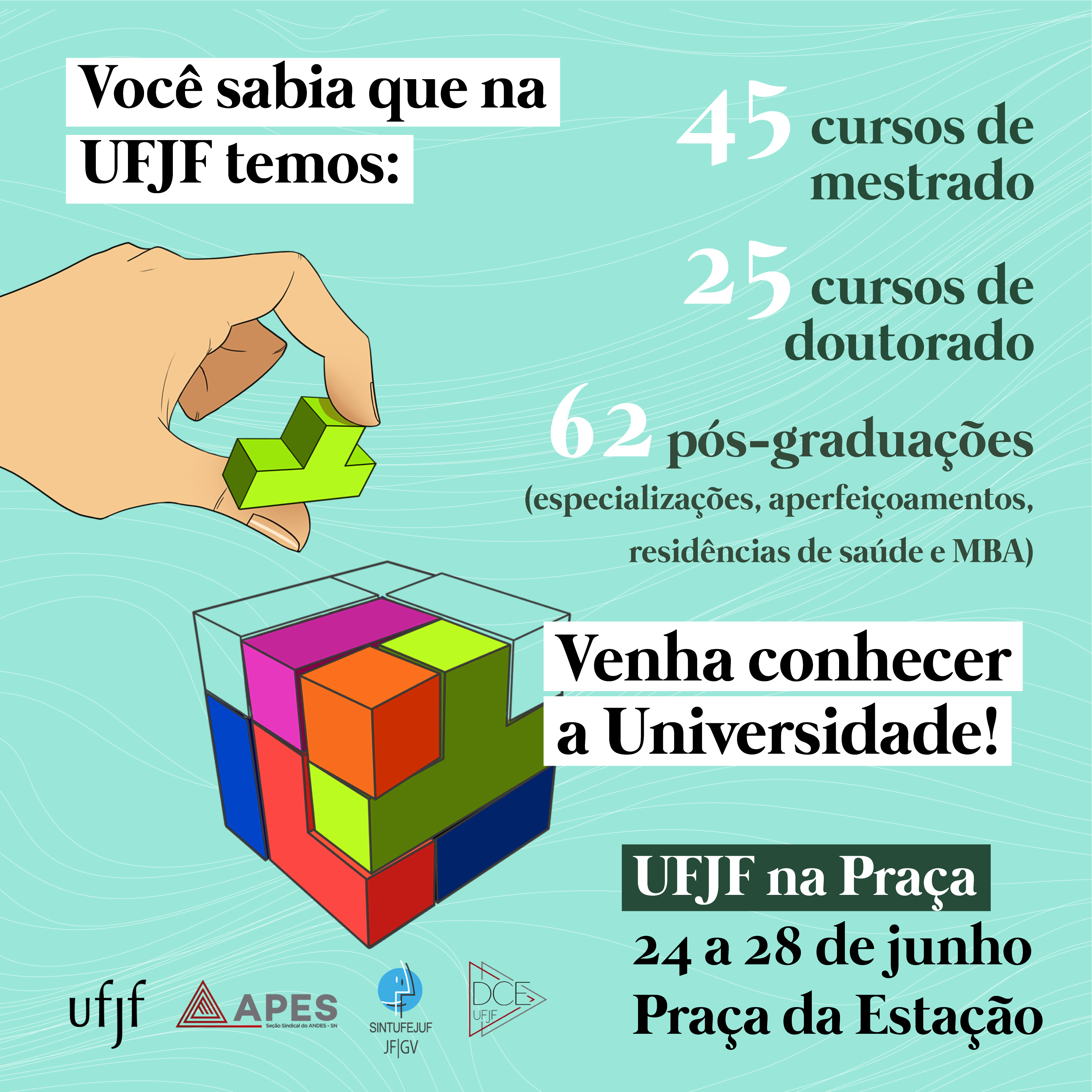 Leia mais sobre o artigo Confira a programação do “UFJF na Praça”