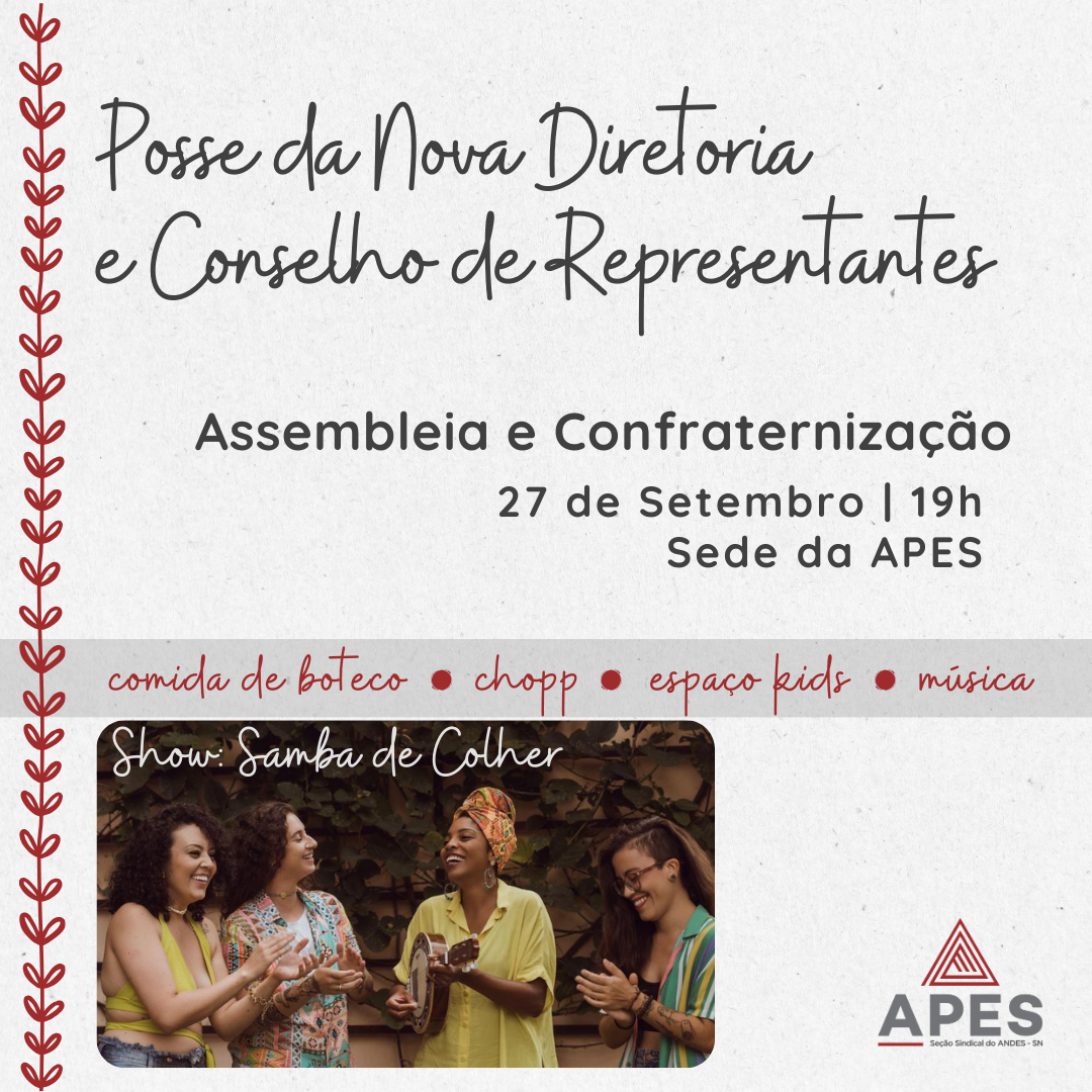 Leia mais sobre o artigo APES convida para Posse da Nova Diretoria