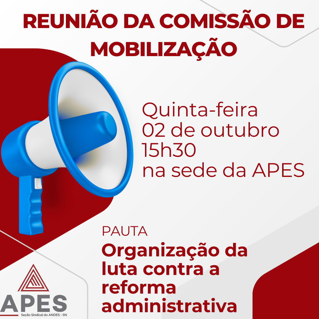 Leia mais sobre o artigo Comissão de Mobilização se reúne na próxima quinta-feira