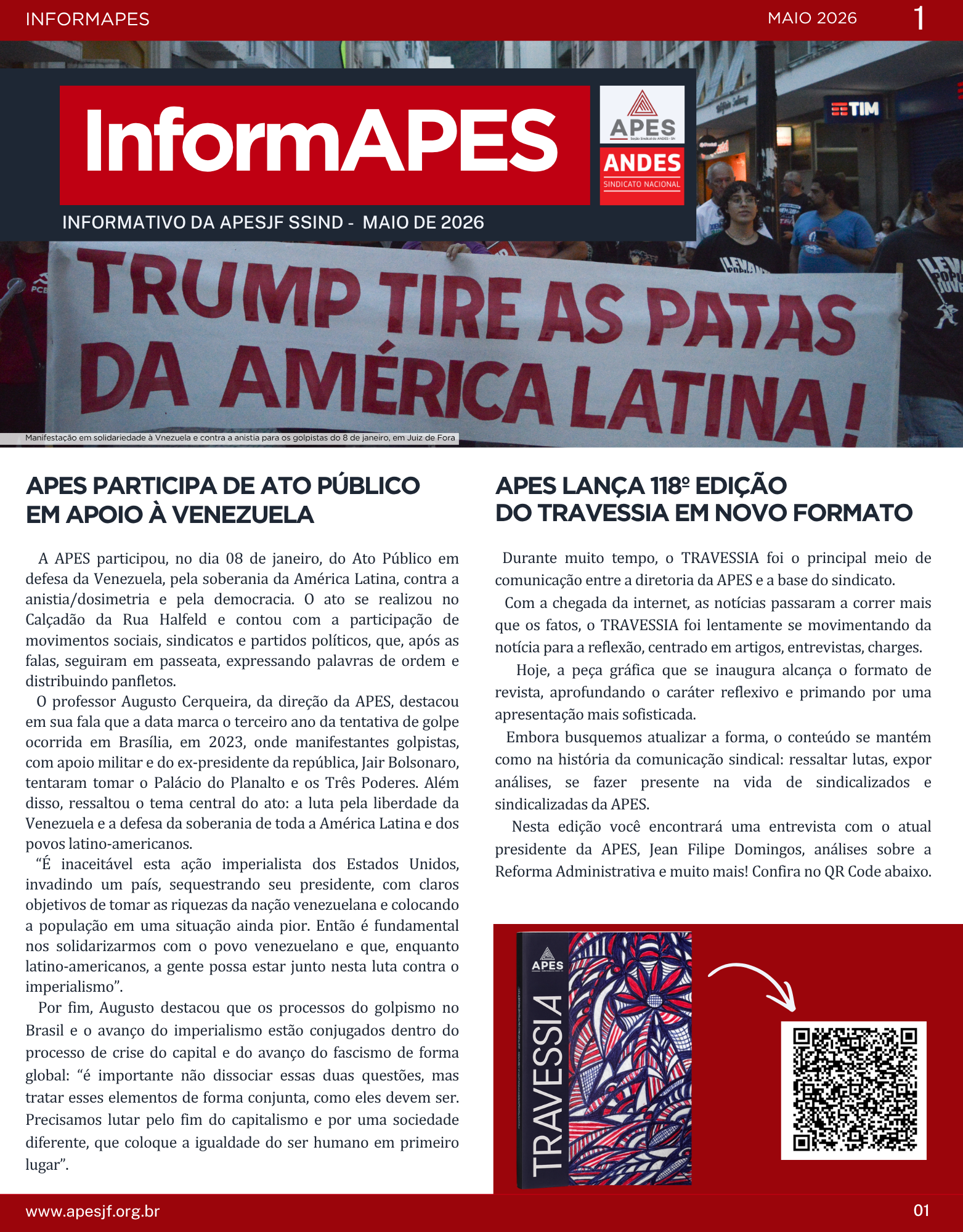 Leia mais sobre o artigo Informapes impresso também poderá ser baixado em PDF