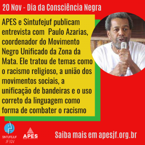 Read more about the article Coordenador do Movimento Negro Unificado fala sobre racismo religioso, linguagem e unificação da luta contra a discriminação