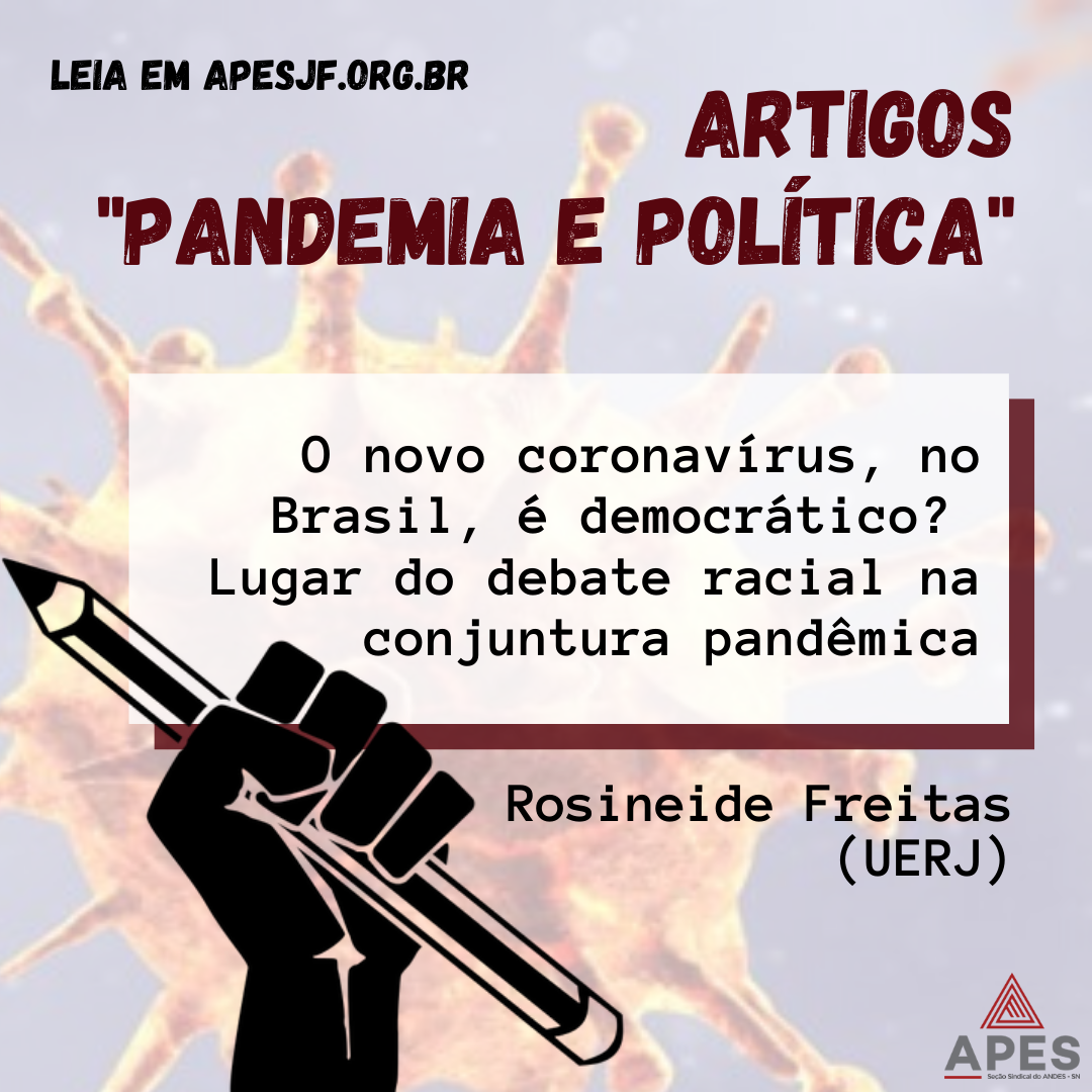 Leia mais sobre o artigo O novo coronavírus, no Brasil, é democrático? Artigo traz debate racial no contexto da pandemia
