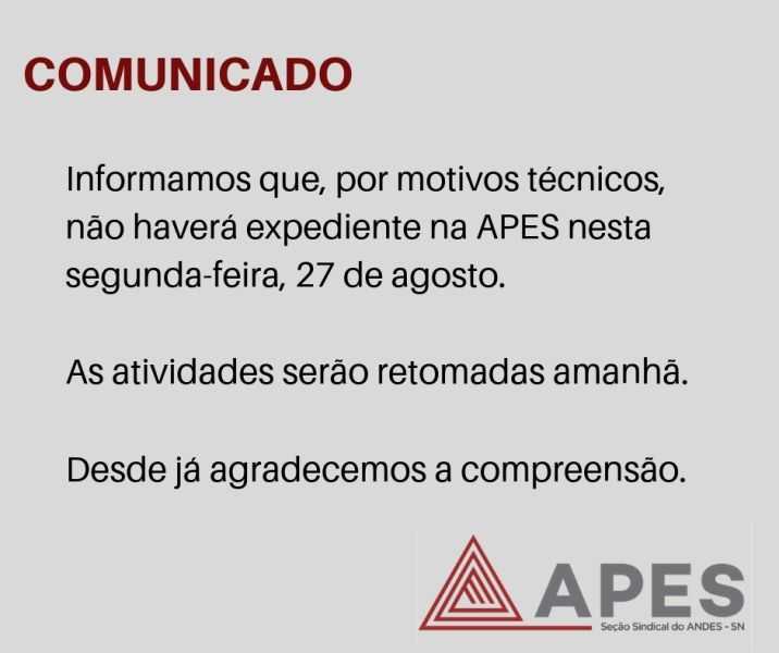 Leia mais sobre o artigo Comunicado