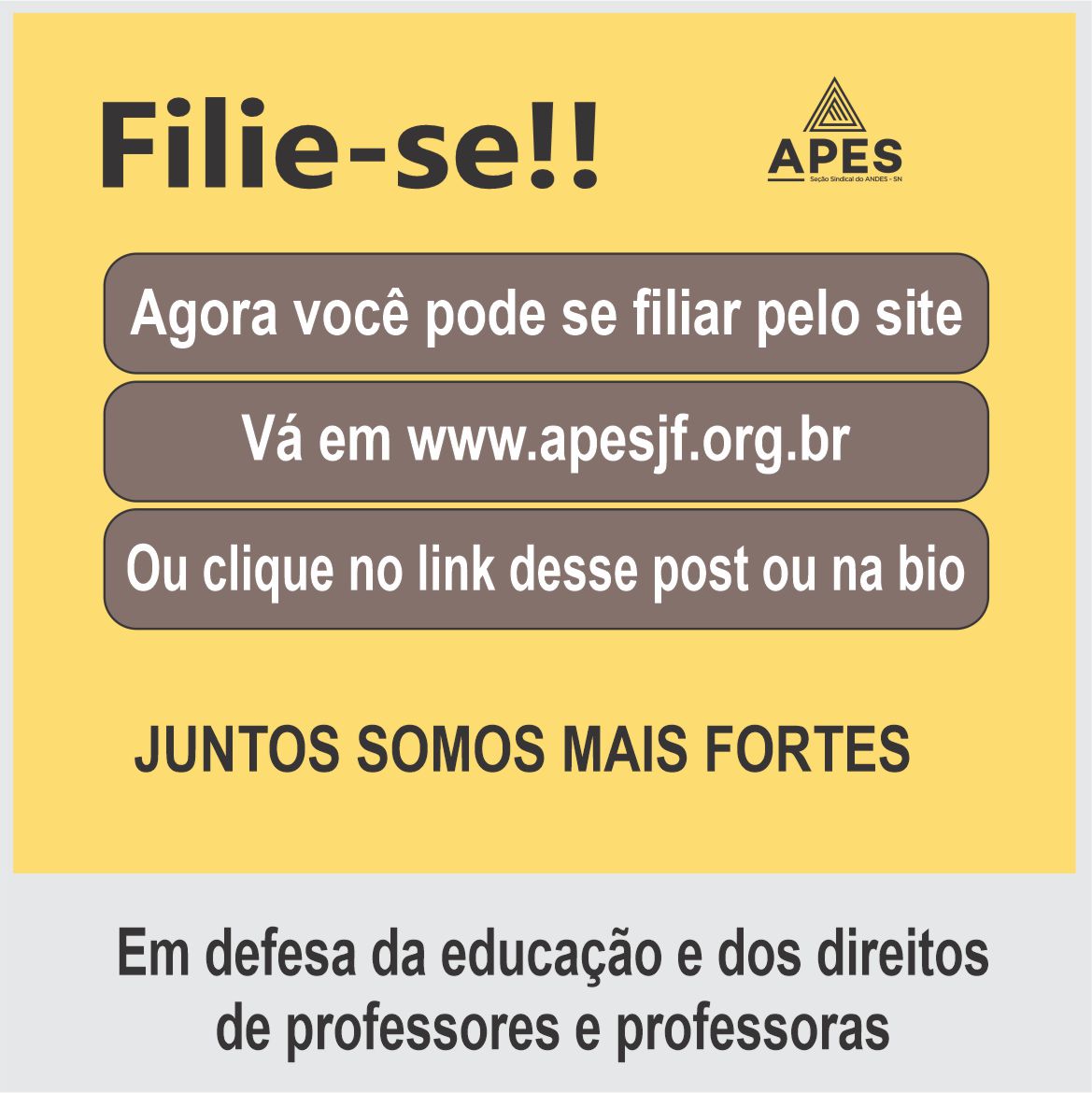You are currently viewing Filiação à APES pode ser feita pelo site