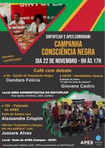 Read more about the article APES e Sintufejuf realizam Campanha “Consciência Negra”