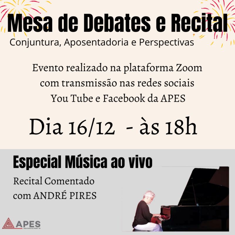 You are currently viewing APES promove o evento Mesa de Debates e Recital