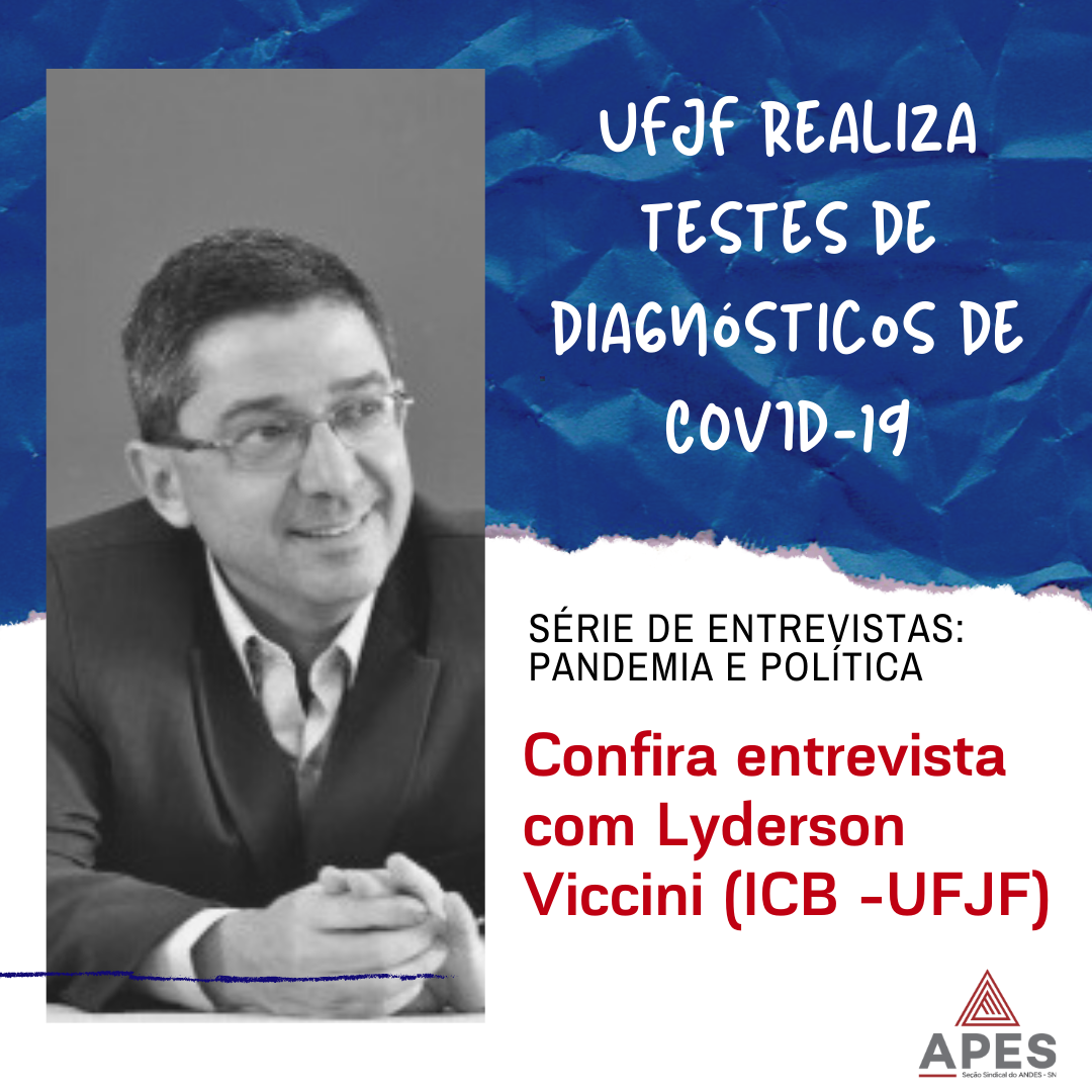 Read more about the article UFJF realiza testes de diagnósticos de COVID-19 – confira entrevista com prof. Lyderson Viccini (ICB)