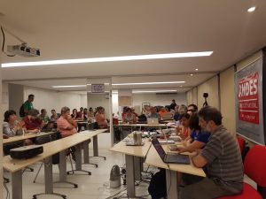 Read more about the article Delegação da APES participa de Seminário e Reunião de Setor do ANDES